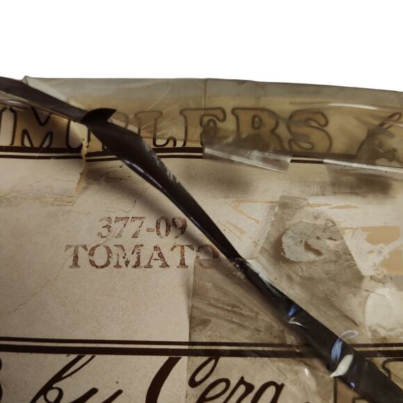 Vintage Cera Glass Les Plastique Tumblers 6pc Tomatoes 15oz Plastic Cups - Picture 13 of 14